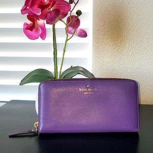 Kate Spade Zip Around Leather Wallet